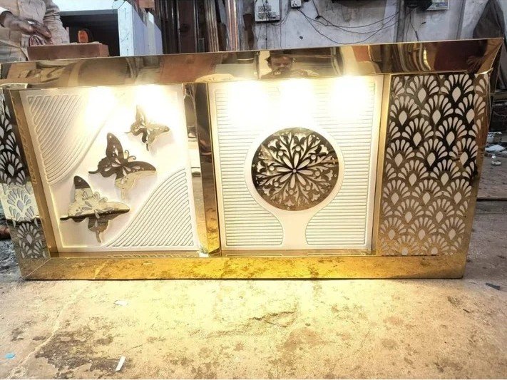 3 Shelves LED Display Counter